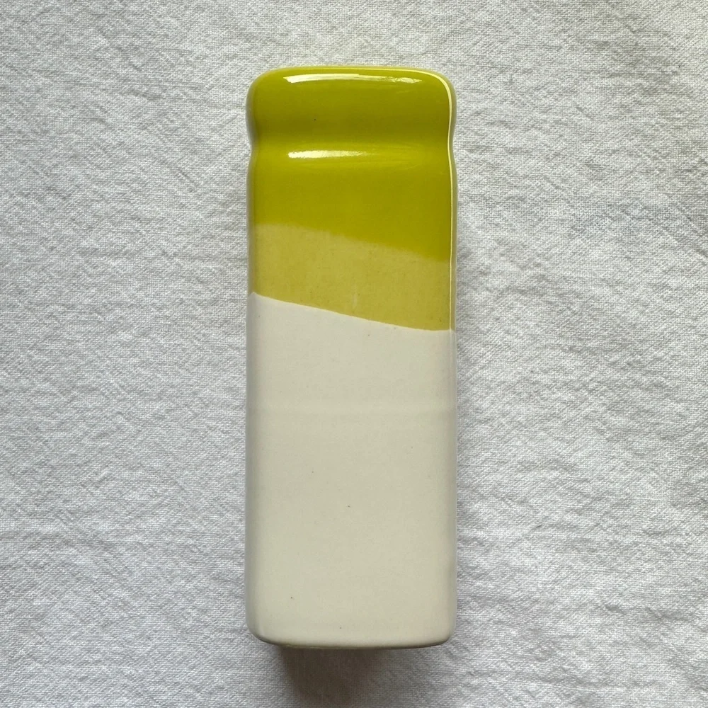 Green and White Ombré Pepper Shaker